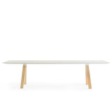 Arki-Table with Wood Legs by PEDRALI