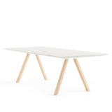 Arki-Table with Wood Legs and Cable by PEDRALI