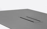 Arki-Table with Wood Legs and Cable by PEDRALI