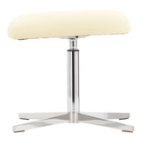 Aska Swivel Backless Chair