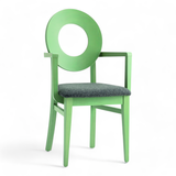 Vireo Open Back Wood Arm Chair