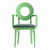 Vireo Open Back Wood Arm Chair