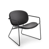 Echo Upholstered Wood Lounge Chair
