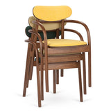 Emory Bentwood Stacking Armchair | Alma
