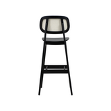 India Cane Back Bar Stool | Lara Bunny