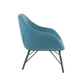Jaycee Steel Leg Lounge Chair