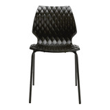 Kay Metal Legged Chair | Quilted