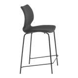 Kay Metal Legged Bar Stool | Quilted