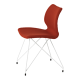 Kay Upholstered Wire Steel Chair | Quilted