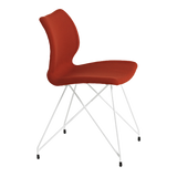 Kay Upholstered Wire Steel Chair | Quilted