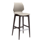 Kay Wood Bar Stool | Quilted