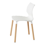 Kay Wood Legged Chair | Quilted