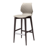 Kay Wood Bar Stool | Quilted