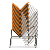 Ken Sled Base Metal Chair