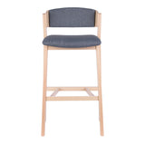 Miles Wood Frame Bar Stool