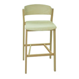 Miles Wood Frame Bar Stool