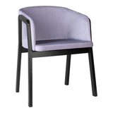 Miles Wood Frame Club Chair