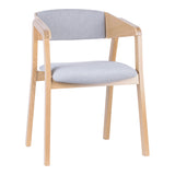 Miles Wood Frame Arm Chair
