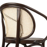 Miponi Cane Bentwood Arm Chair