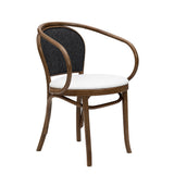 Miponi Upholstered Bentwood Arm Chair