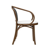 Miponi Upholstered Bentwood Arm Chair
