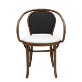 Miponi Upholstered Bentwood Arm Chair