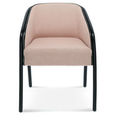 Noodle Bentwood Upholstered Arm Chair