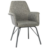 Pallas Steel Leg Arm Chair