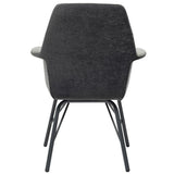 Pallas Steel Leg Arm Chair