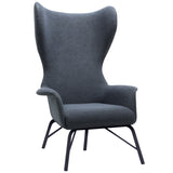 Pallas Wing Back Steel Lounge Chair