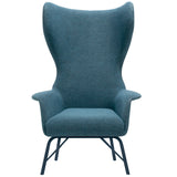 Pallas Wing Back Steel Lounge Chair