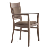 Rael Open Wood Arm Chair
