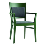 Rael Open Wood Arm Chair