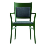 Rael Open Wood Arm Chair