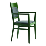 Rael Open Wood Arm Chair