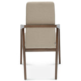 Rondack Upholstered Wood Arm Chair