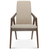 Rondack Upholstered Wood Arm Chair
