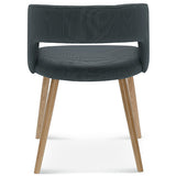 Roy Upholstered Wood  Chair