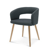 Roy Upholstered Wood  Chair