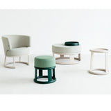 Saffron Bentwood Ottoman