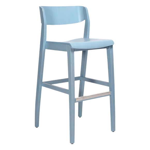 Levi Wood Bar Stool