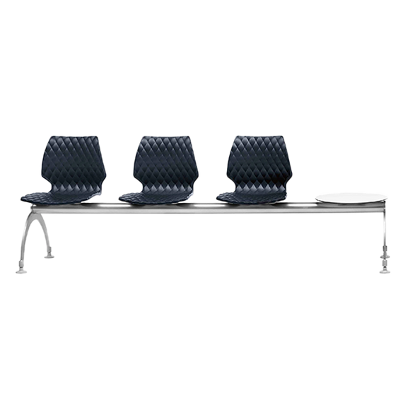 Kay Three Seater Bench With Shelf