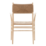 Nona Woven Back Arm Chair