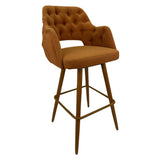 Bertie Upholstered Cutout Stool