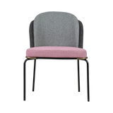 Merce | Luca Upholstered Chair - Metal [Atlantic]