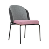 Merce | Luca Upholstered Chair - Metal [Atlantic]