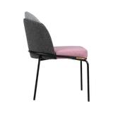 Merce | Luca Upholstered Chair - Metal [Atlantic]