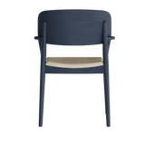 Griff Wood Back Arm Chair