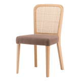 Square Cane Webbed Chair