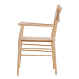 Nona Woven Back Arm Chair